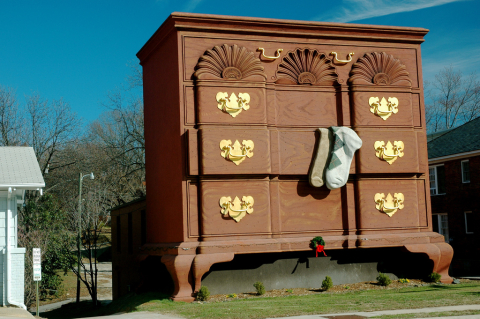 World's largest chest of drawers in High Point, NC