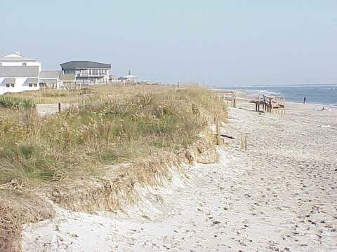 Floyd damage on Oak Island