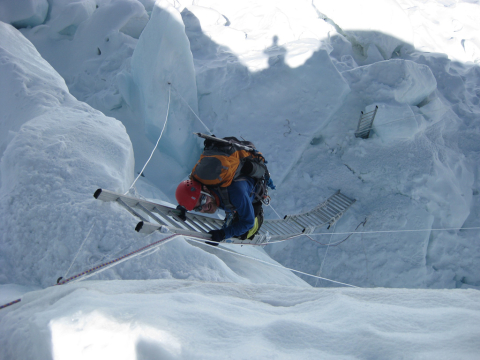 Climbing the Icefalls