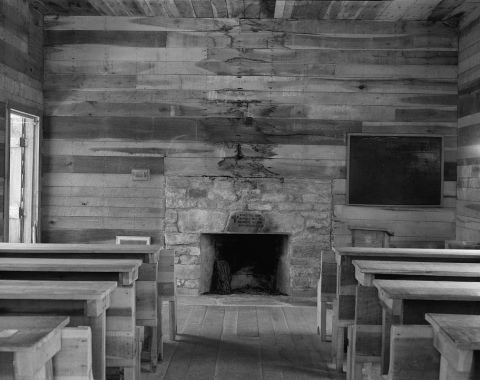 Biltmore Forestry School, schoolhouse interior