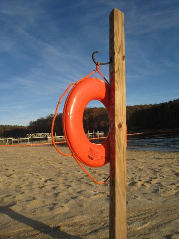 Beach at Lake Falls 