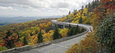 Linn Cove Viaduct on the Blue Ridge Parkway