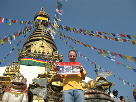 Monkey Temple in Kathmandu, Nepal