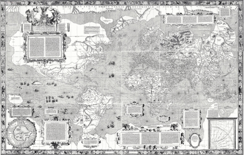 Map of the world by Gerardus Mercator, 1569