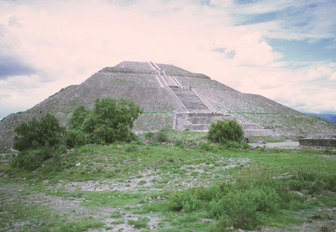 Pyramid of the Sun in Teotihuacan, Mexico