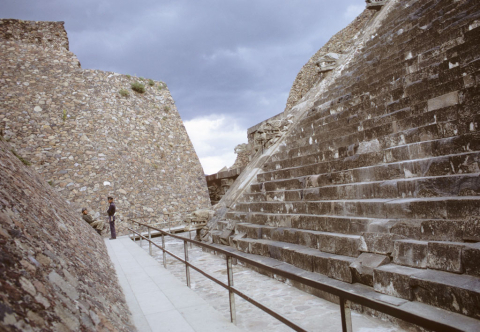 Steps on a Teotihuacan, Mexico