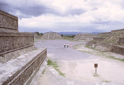 Avenue of the Dead in Teotihuacan, Mexico