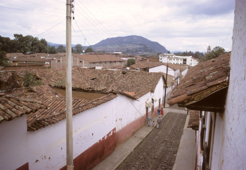 Tiled roofs in Pátzcuaro, Mexico