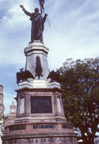 Statue of Miguel Hidalgo in  Dolores Hidalgo, Mexico