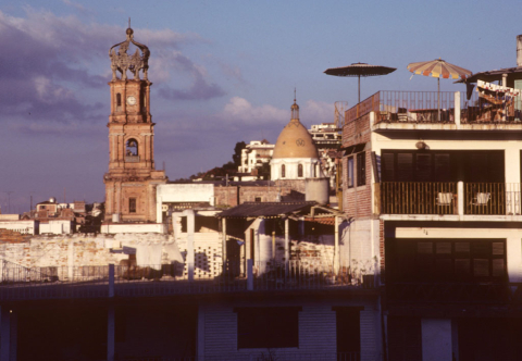 Church steeple in Puerto Vallarta, Mexico