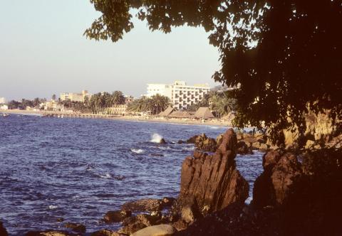 Beach hotels at Puerto Vallarta, Mexico