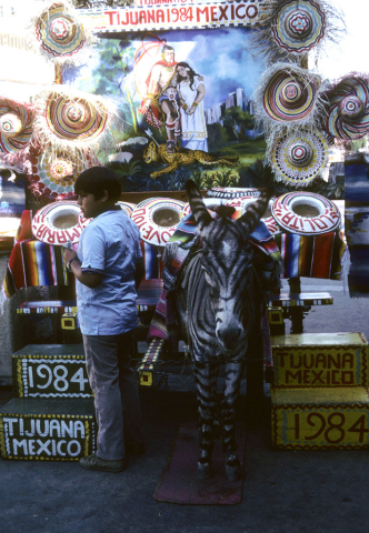 Picture-taking stall in Tijuana, Mexico