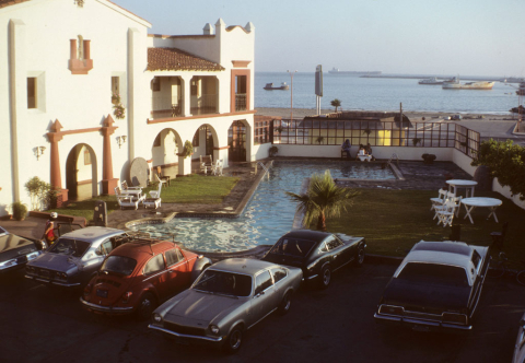 Ocean-side hotel in Ensenada, Mexico