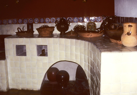 Kitchen of the Diego Rivera house