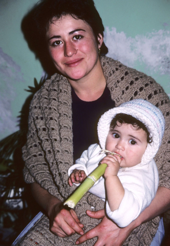 Mother and child in Guanajuato, Mexico