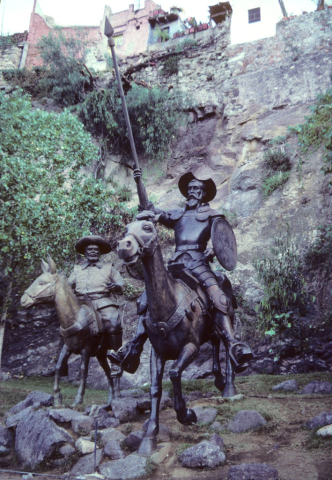 Statue of Don Quixote in Guadalaja, Mexico