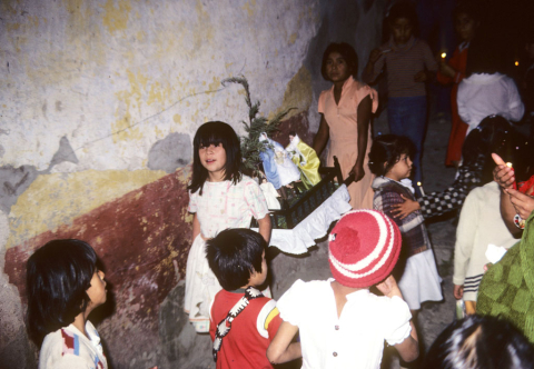 Religious procession in Guanajuato, Mexico