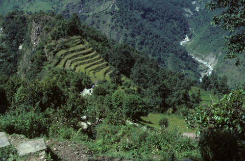 Nepal mountain landscape