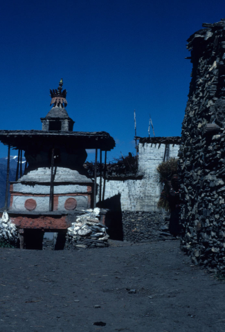 Chorten in Purang, Nepal