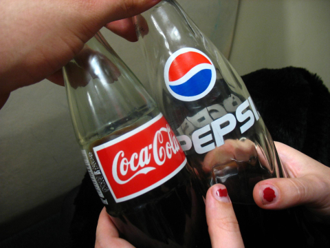 Pepsi and Coke