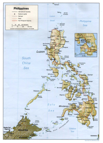 Philippines (relief map)