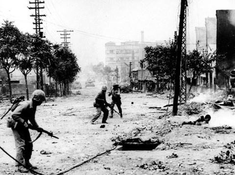 Marines in Seoul, 1950