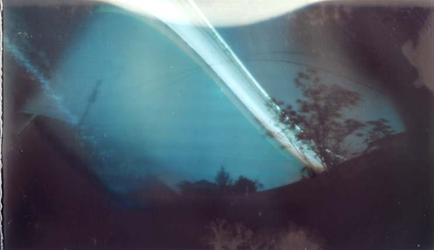 Solargraph with one month of exposure