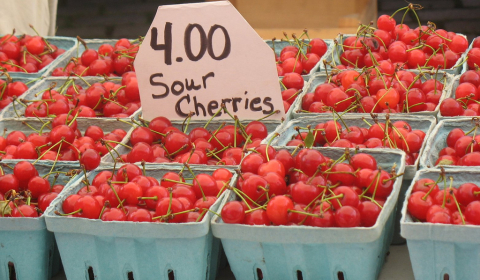 Sour cherries