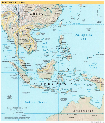 Southeast Asia: Reference Map (2002)