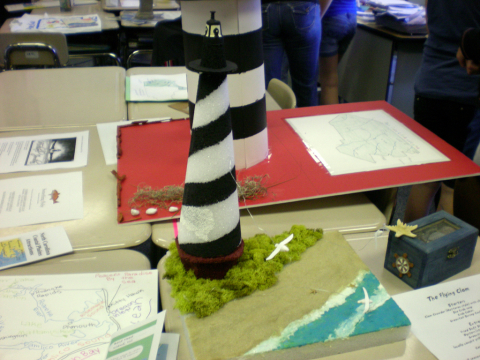 Student work: Lighthouse model