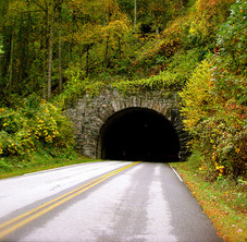 Tunnel in the NC mountains