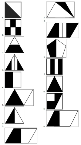 Problem diagram: visualizing halves