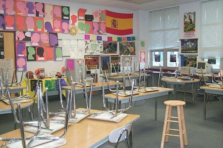 Tina Maples' classroom