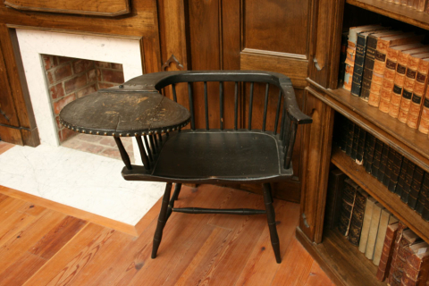 Hayes Library writing chair