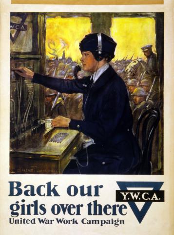 Back our girls over there United War Work Campaign