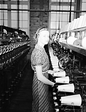 The task system was commonly used the textile, tobacco, and furniture industries in North Carolina. Image courtesy of North Carolina State Archives. 