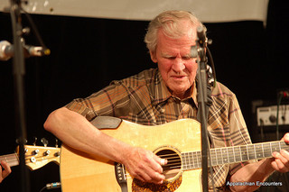 Appalachian Encounters. 2010. "Doc Watson on stage." Image available from Flickr user Joe Giordano.